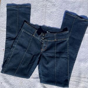 Women's Dark Indigo Boot-Cut Jeans